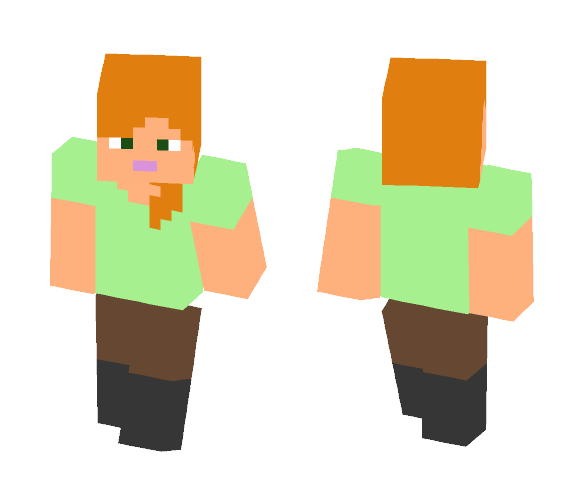 Simple Alex - Female Minecraft Skins - image 1