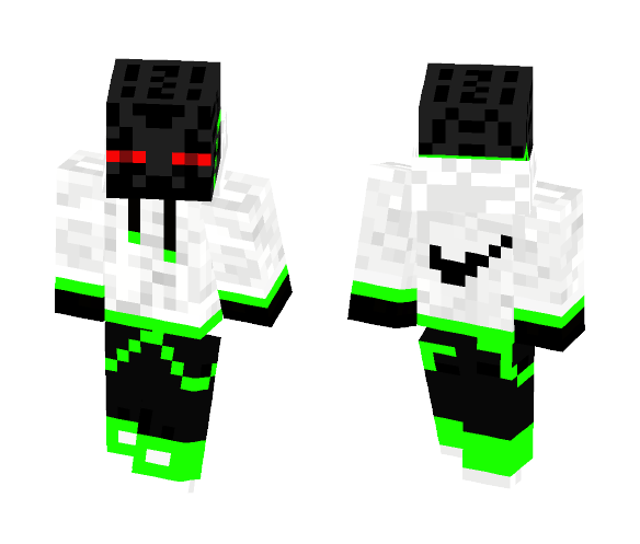 Download Free Cool Evil Ender Nike Skin for Minecraft image 1 Cool Evil Ender Nike - Male Minecraft Skins - image 1