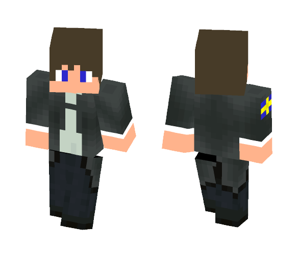 Swedish Trench Coat - Male Minecraft Skins - image 1
