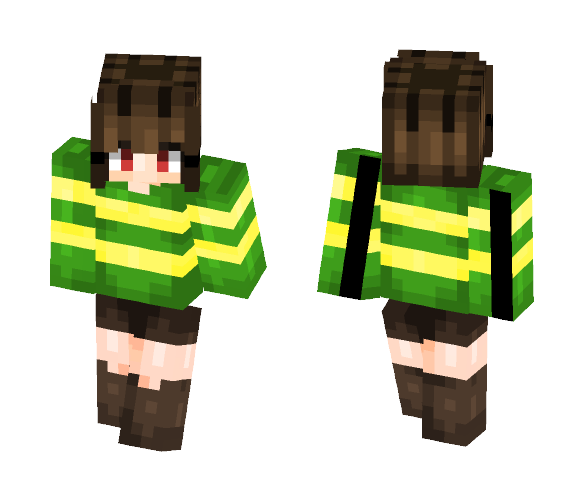 Chara Undertale - Female Minecraft Skins - image 1