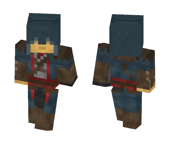 Download Free Assassin's Creed Untiy Custom Arno Skin for Minecraft image 1 Assassin's Creed Untiy Custom Arno - Male Minecraft Skins - image 1