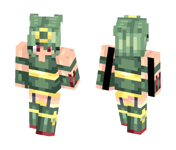 Rayquaza - Female Minecraft Skins - image 1