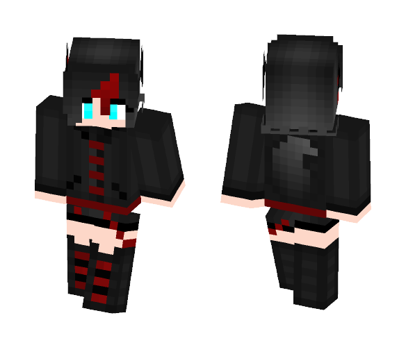 Download Free Zorua Girl Skin for Minecraft image 1 Zorua Girl - Girl Minecraft Skins - image 1