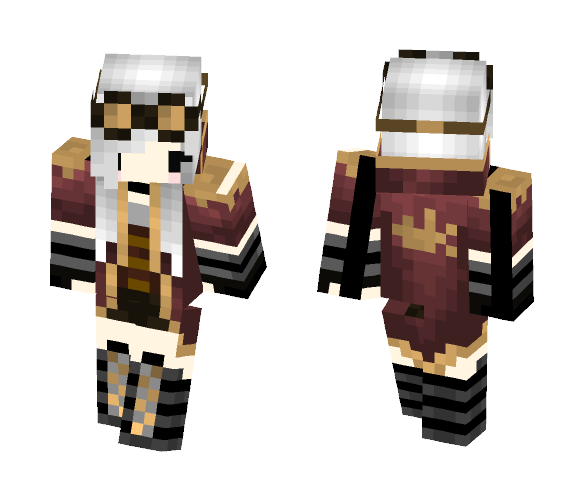 Steampunk Chick - Female Minecraft Skins - image 1