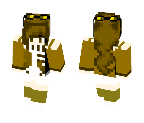 Chic Pilot Girl - Girl Minecraft Skins - image 1
