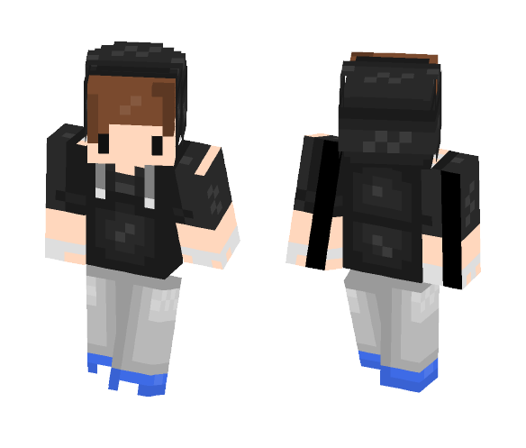 Chibi Sweatpants Dude - Male Minecraft Skins - image 1