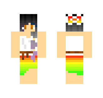beach rainbow - Female Minecraft Skins - image 2