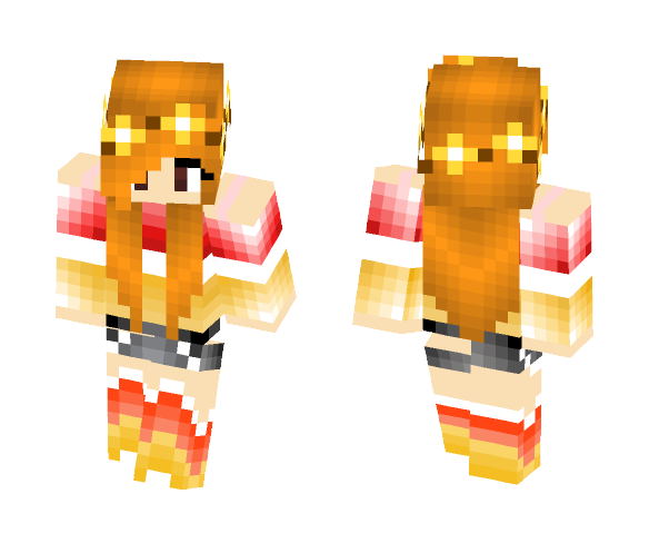 fall time peeps - Female Minecraft Skins - image 1