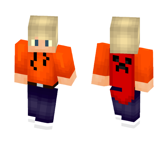 Creeper Cape - Male Minecraft Skins - image 1