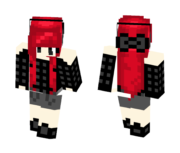 Goth Gamer Girl - Girl Minecraft Skins - image 1