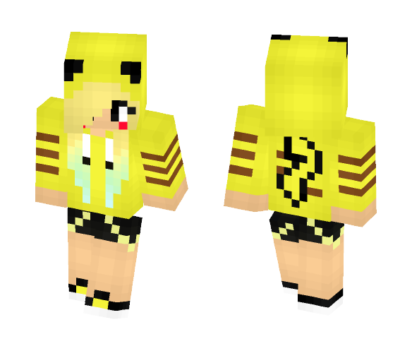 Pikachu Girl - Girl Minecraft Skins - image 1