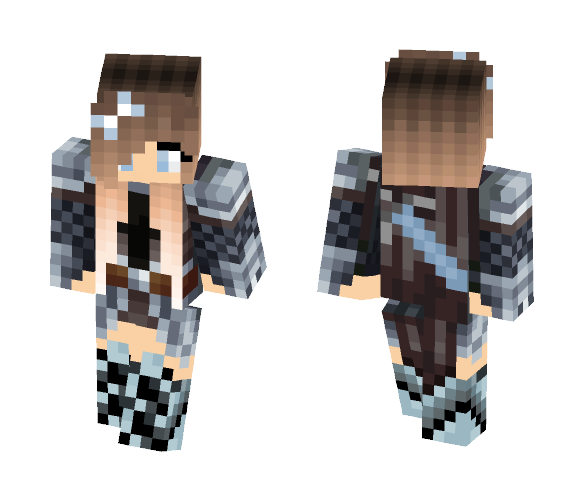 CoC Collection - Female Warrior V1 - Female Minecraft Skins - image 1