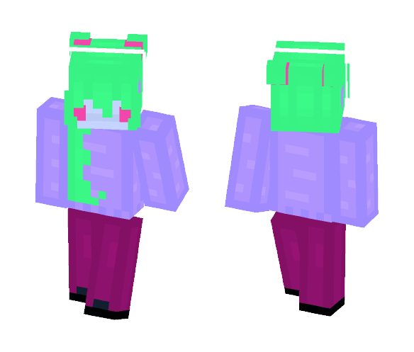 Luna the Kawaii alien - Kawaii Minecraft Skins - image 1