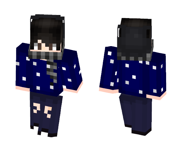 feline ☄ sweater weather - Male Minecraft Skins - image 1