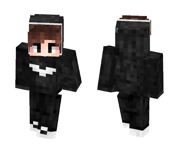 White batman sign? yeah no? :p - Batman Minecraft Skins - image 1