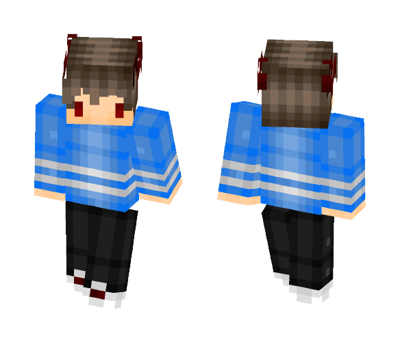 Horny (heh) boy. - Male Minecraft Skins - image 1