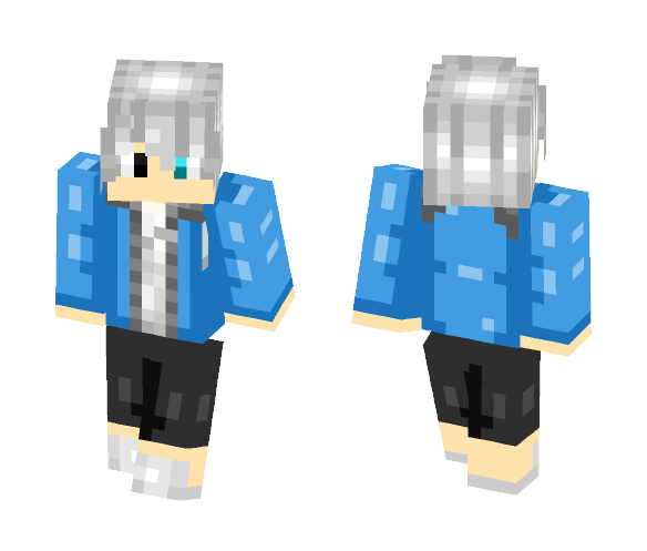 Sans Human Form - Male Minecraft Skins - image 1