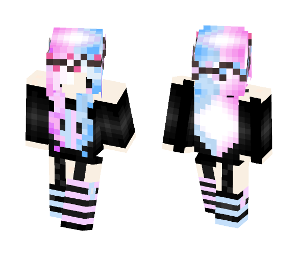 Pastel Goth - Female Minecraft Skins - image 1