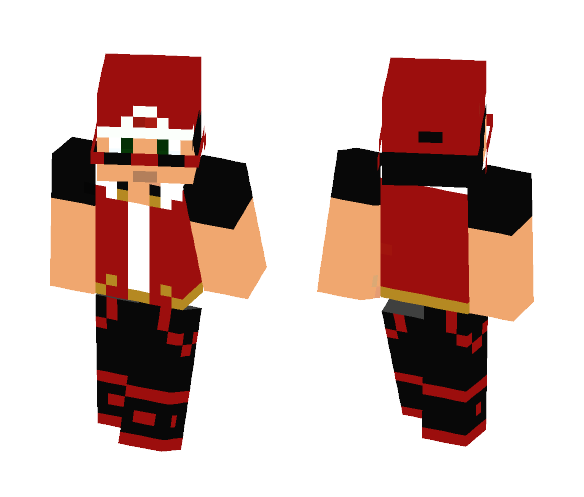 Pokemon Trainer RED - Male Minecraft Skins - image 1