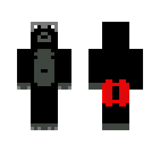 Gorilla with surprise hehehehehe - Male Minecraft Skins - image 2