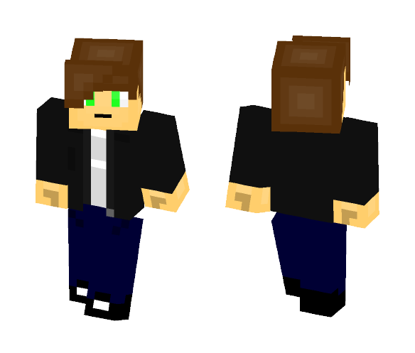 Teen (Leather Jacket) - Male Minecraft Skins - image 1