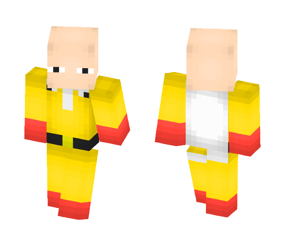 Download Free Saitama (One punch man) Skin for Minecraft image 1 Saitama (One punch man) - Male Minecraft Skins - image 1