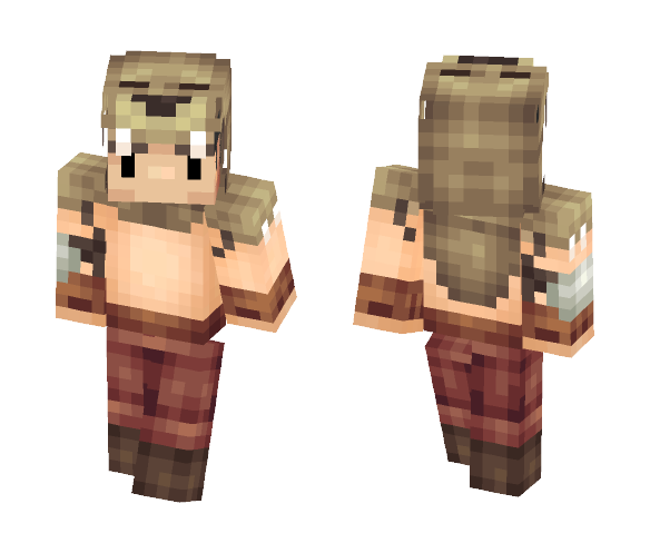 Download Free My Take Of a Cave Man Skin for Minecraft image 1 My Take Of a Cave Man - Male Minecraft Skins - image 1