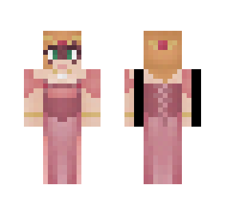ballgown w/ mask