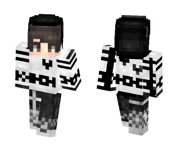 B&W is Beautiful - Male Minecraft Skins - image 1