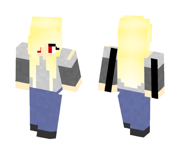 Download Free albino girl (REMADE) Skin for Minecraft image 1 albino girl (REMADE) - Girl Minecraft Skins - image 1