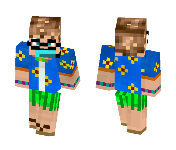 Summer Time Derp - Male Minecraft Skins - image 1