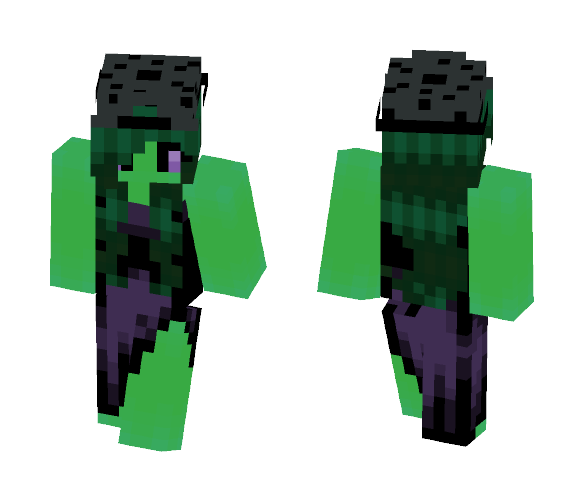 Download Free A Girl (zombie) Skin for Minecraft image 1 A Girl (zombie) - Girl Minecraft Skins - image 1
