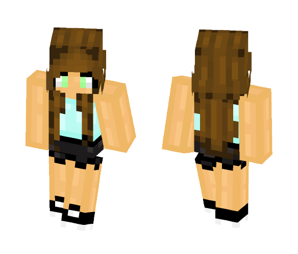Download Free How do I look? FABULOUS ~Snowy~ Skin for Minecraft image 1 How do I look? FABULOUS ~Snowy~ - Female Minecraft Skins - image 1