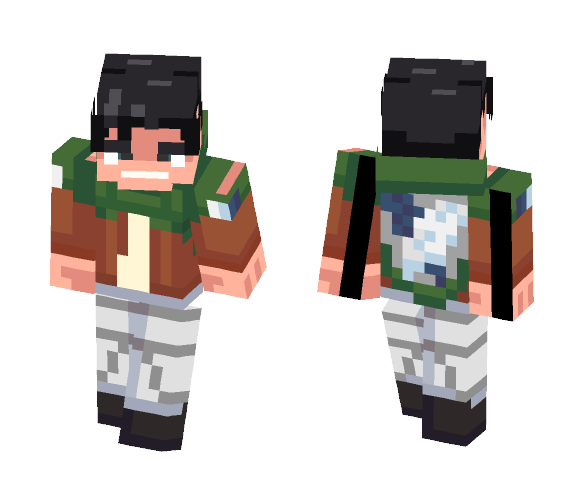Eren Jaeger - Attack on Titan - Male Minecraft Skins - image 1