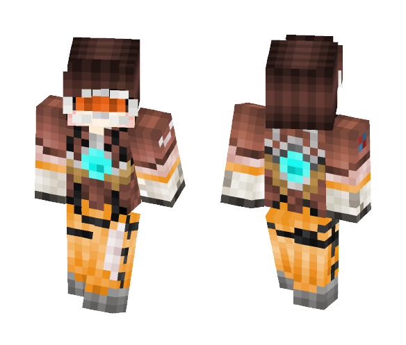 Tracer | Overwatch - Female Minecraft Skins - image 1