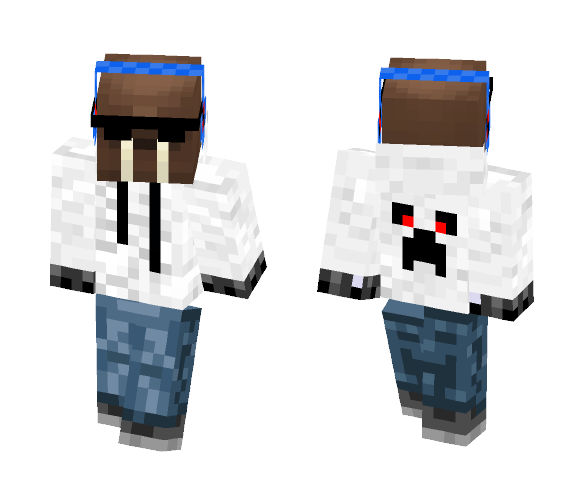 Walrus Teen With Sunglasses - Male Minecraft Skins - image 1