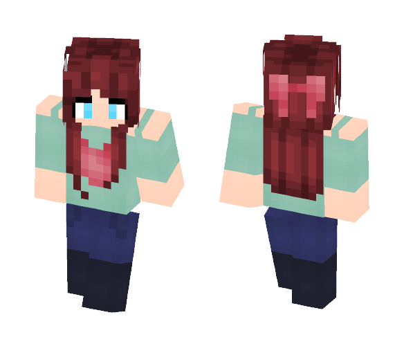 Heart Shirt - Female Minecraft Skins - image 1