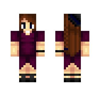 Burgundy Dress