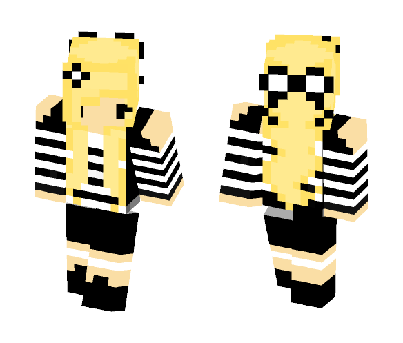 Chibi Sweater Chick - Female Minecraft Skins - image 1