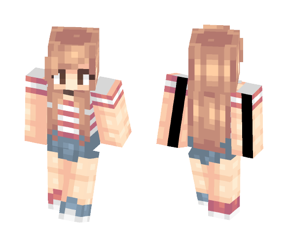 ☾ ωοωjε ☽- Waves ☂ - Female Minecraft Skins - image 1