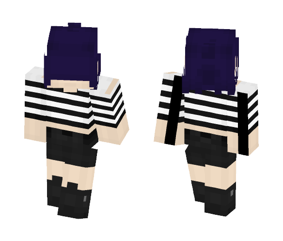 Noodle - Gorillaz - Female Minecraft Skins - image 1