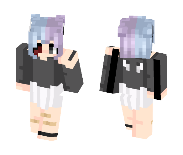 oc neo (+ sketch) - Female Minecraft Skins - image 1
