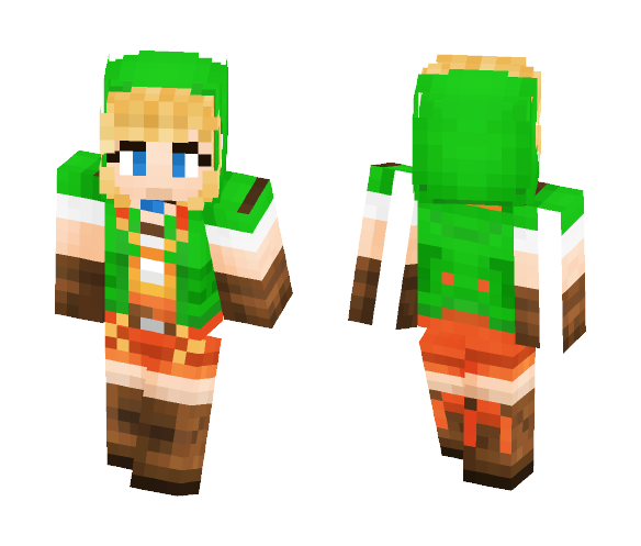 Linkle - Hyrule Warriors Legends - Female Minecraft Skins - image 1