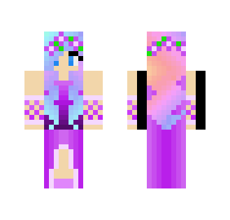 Rainbow Dressed Girl