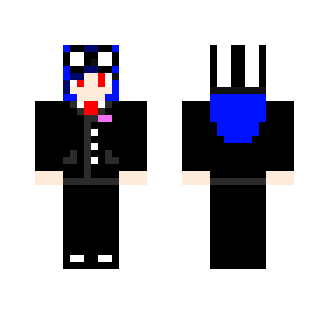 Suit Girl / Blue Hair