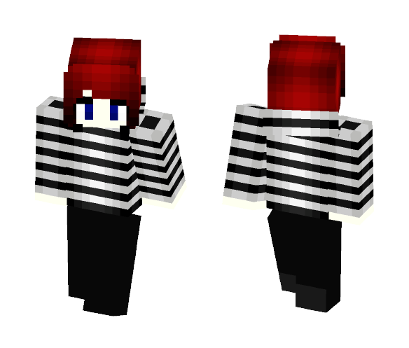 Red hair girl - Color Haired Girls Minecraft Skins - image 1