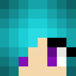 Blue Hair Base 1 - Female Minecraft Skins - image 3