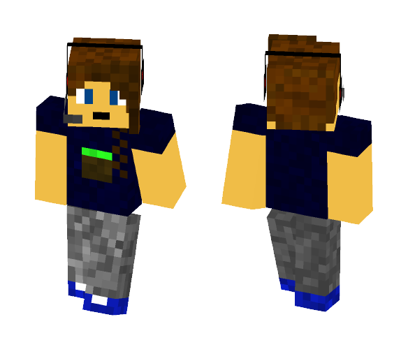 Download Free Gamer Girl Skin for Minecraft image 1 Gamer Girl - Girl Minecraft Skins - image 1