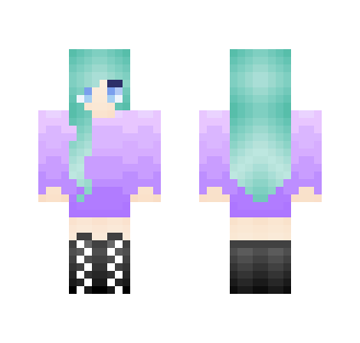 Blue hair girl ◕ ◡ ◕