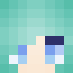Download Free Blue hair girl ◕ ◡ ◕ Skin for Minecraft image 3 Blue hair girl ◕ ◡ ◕ - Color Haired Girls Minecraft Skins - image 3